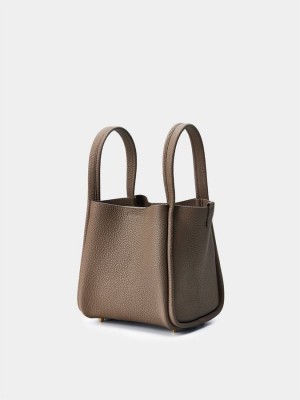 Sacs Songmont Song Medium Femme Grise Marron | LEZ6742KT