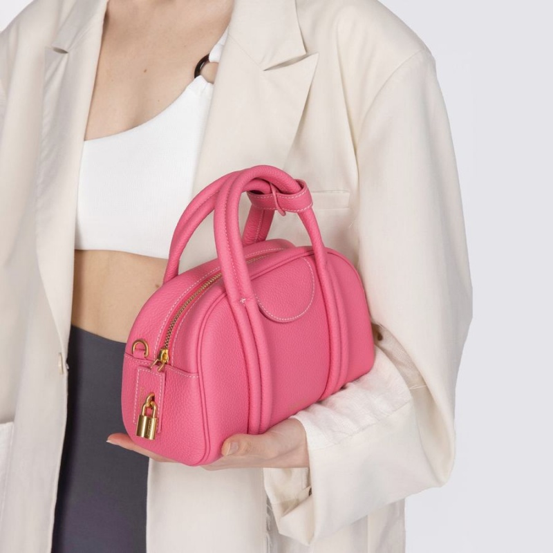 Sac Polochon Songmont Bowling Small Femme Rose | OVD4873KB