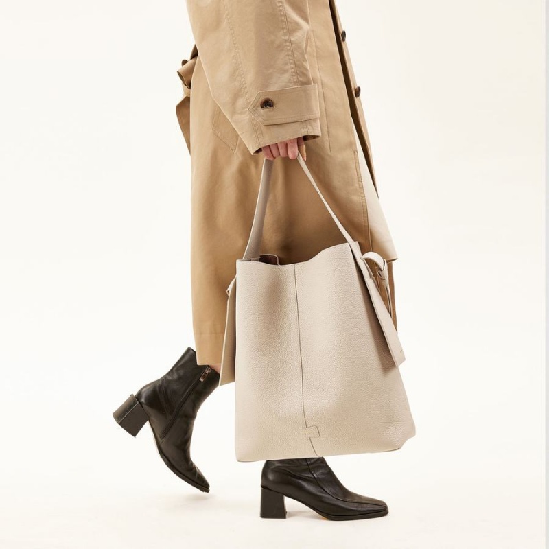 Sacs Fourre Tout Songmont Drippy Large Femme Blanche | TRQ3413ES