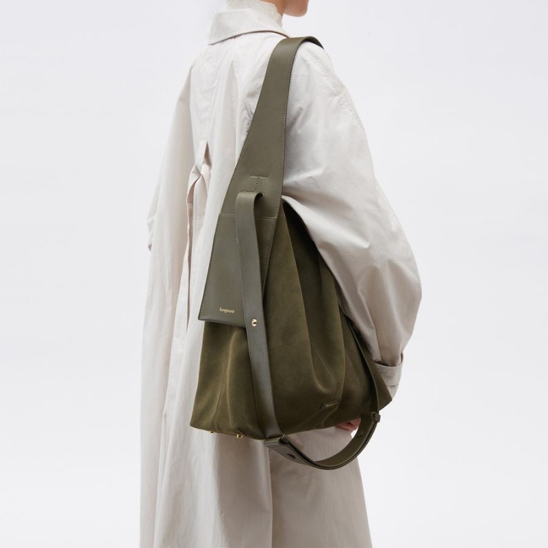 Sacs Fourre Tout Songmont Drippy Large Femme Vert | JFP8676BI