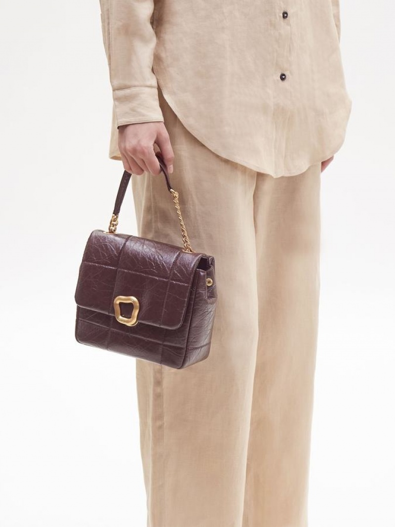 Sacs Songmont Chocolate Medium Femme Marron Rouge | CPA3511KF