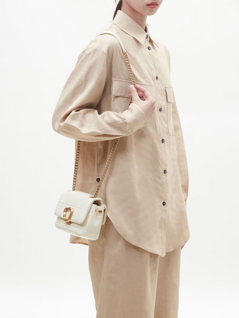 Sacs Songmont Chocolate Mini Femme Blanche | UKI4510ZN