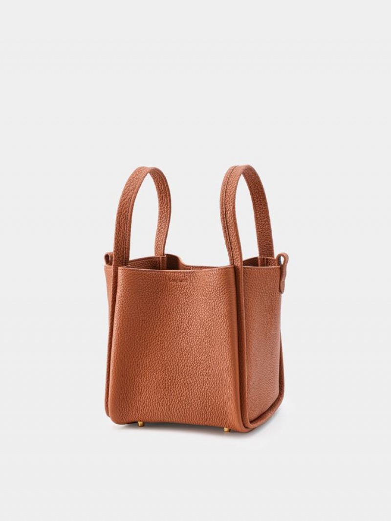 Sacs Songmont Song Medium Femme Doré Marron | JTV8762NL